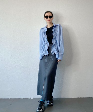 regular Waist Line Skirt #250403